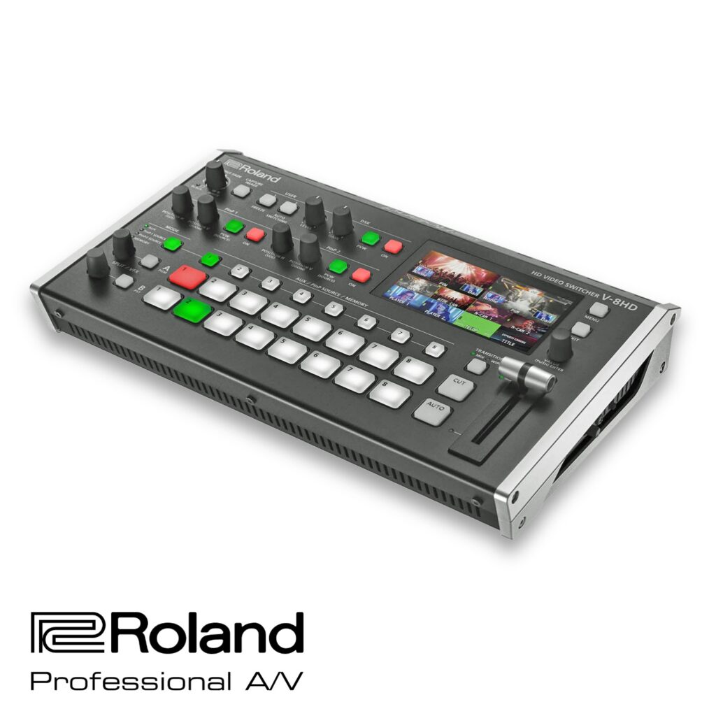 Roland V-8HD Compact Video Switcher 8-Inputs / 5-Layer Effects