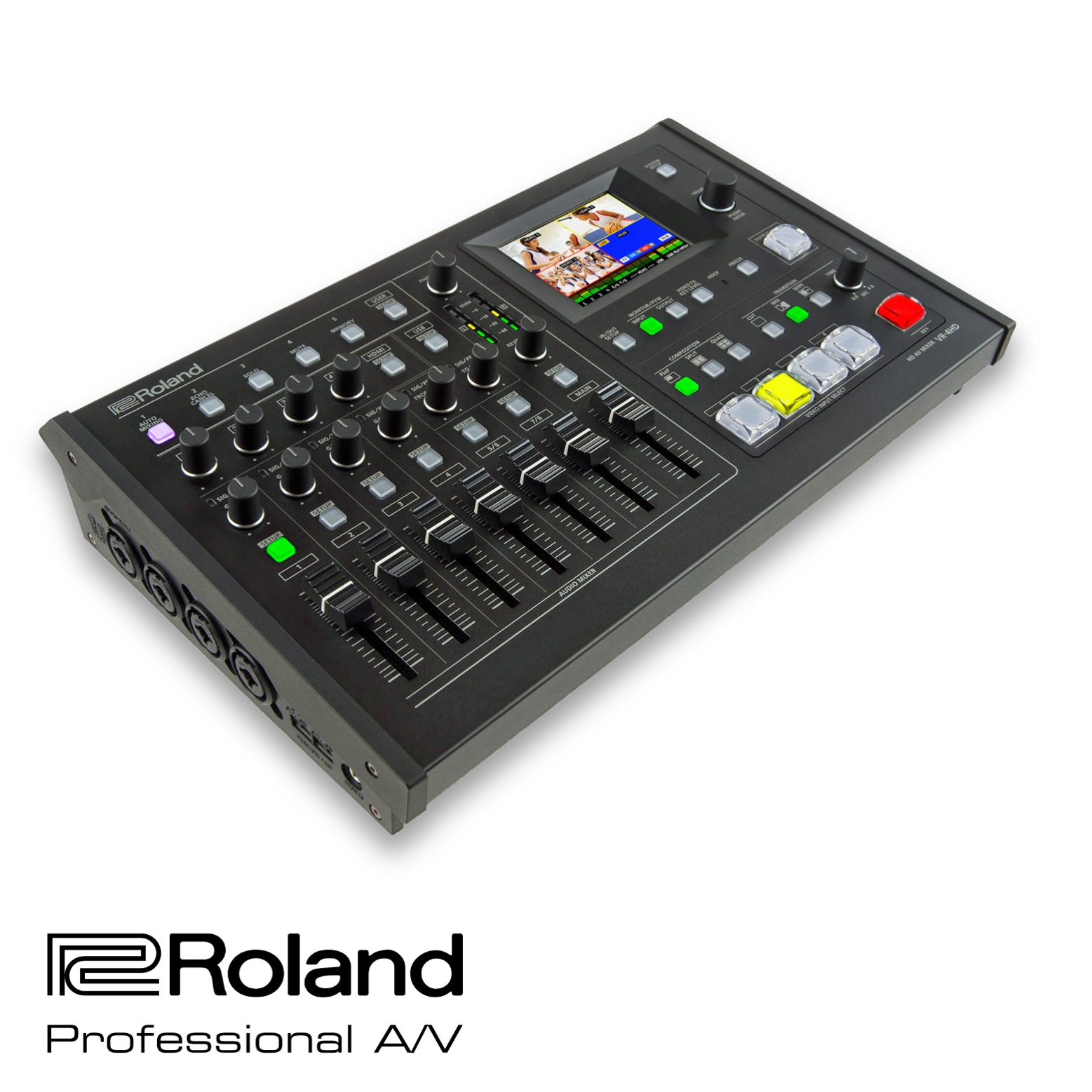 Roland VR-4HD 4Ch AV Mixer with HDMI  Streaming – Stagelogic Ltd – Audio  Visual Solutions