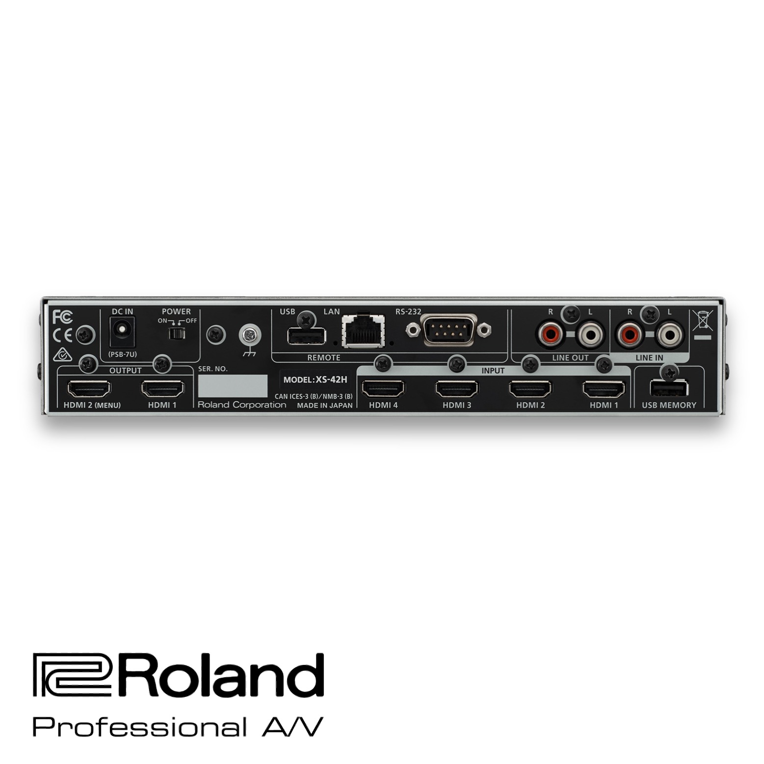 Roland XS-82H 8x2 Multi-Format AV Matrix Switcher (B-Stock