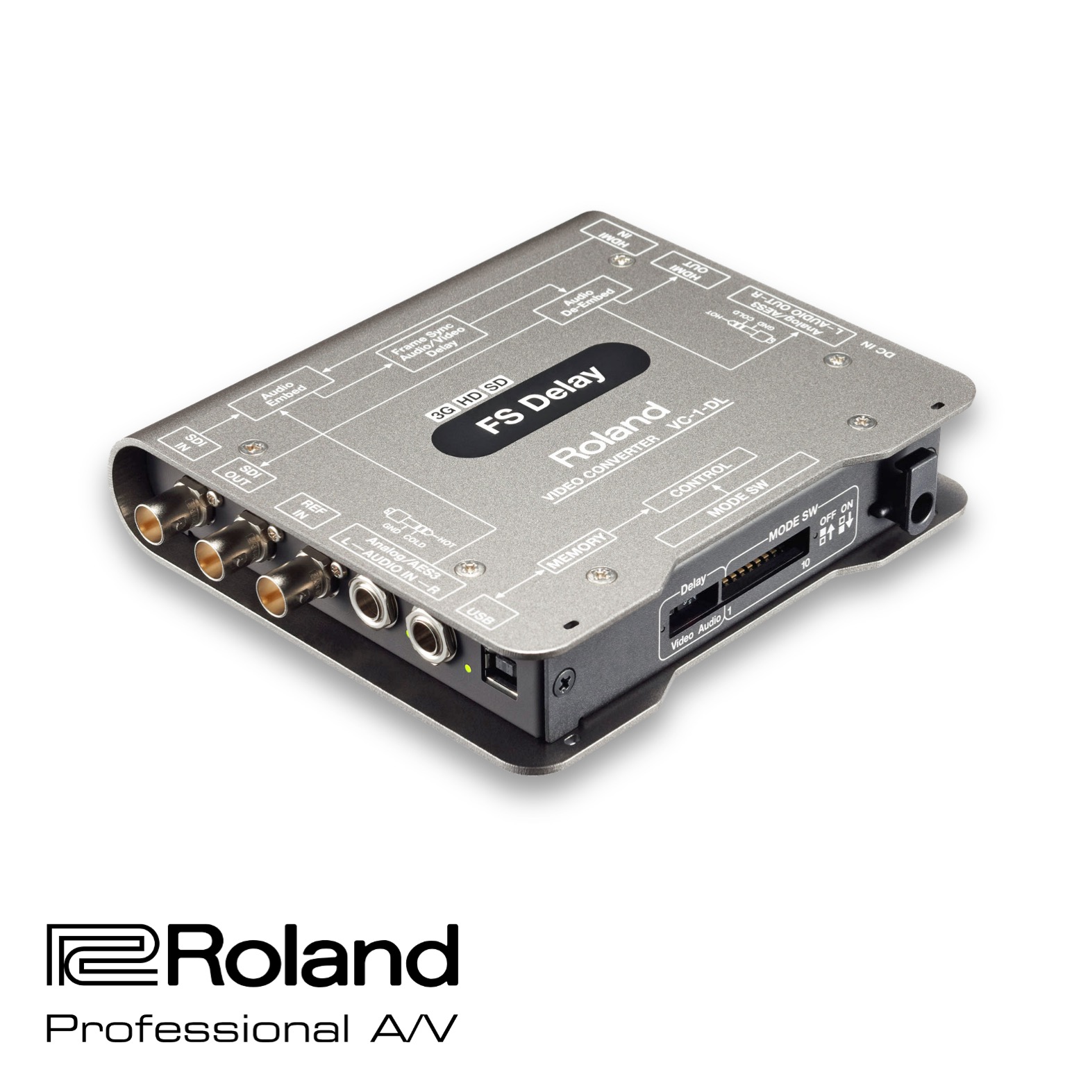 En del ekstensivt skjold Roland VC-1-DL Bi-Directional SDI/HDMI with Delay & Frame Sync – Stagelogic  Ltd – Audio Visual Solutions