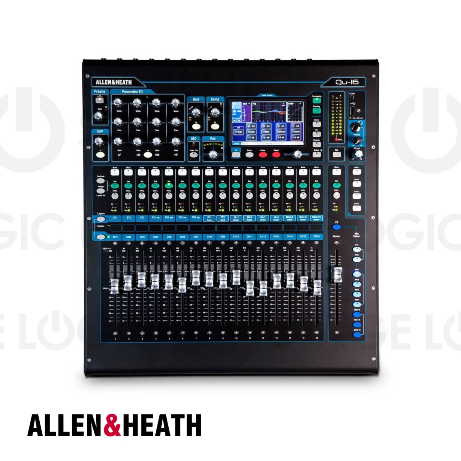A&H Qu16 22in / 12out Rackmountable Digital Mixer (excl Rack Kit